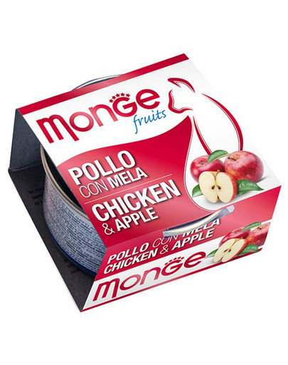 MONGE Fruits 80 g - pollo con mela