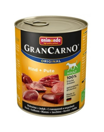 ANIMONDA GranCarno manzo e tacchino 800g