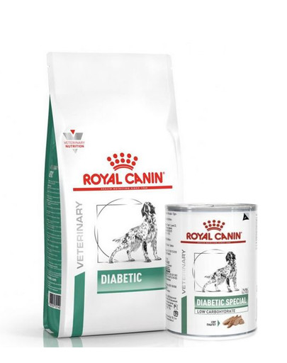 ROYAL CANIN Dog Diabetic 12kg secco + umido 12x410g