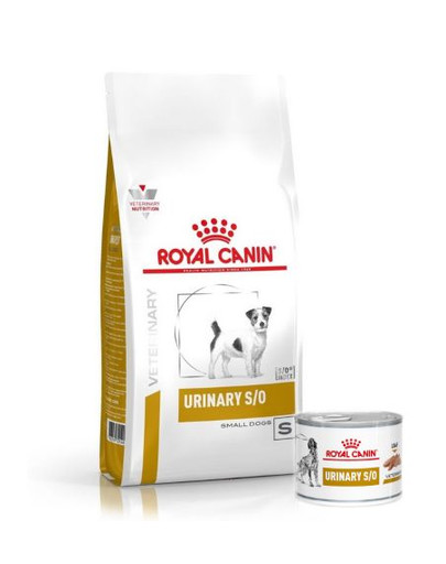 ROYAL CANIN Dog urinary small 8 kg + Urinary 12 x 200g