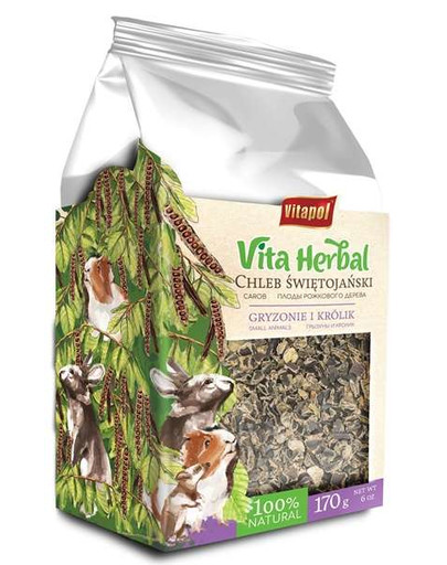 VITAPOL Vita Herbal Carruba per roditori e conigli 170 g