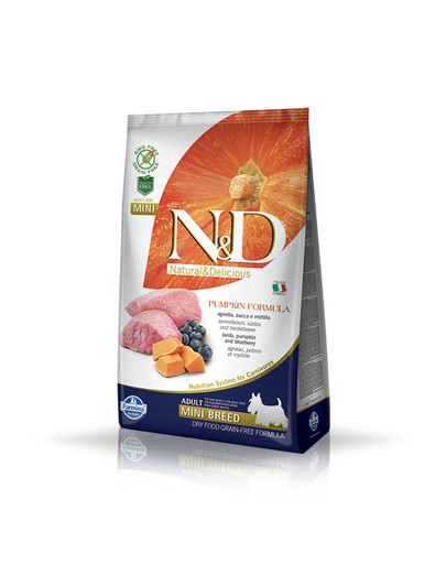 FARMINA N&D Pumpkin lamb&blueberry adult mini 2 x 7kg