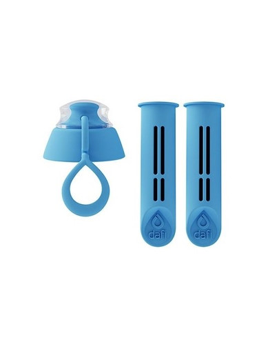 DAFI 2 filtri per bottiglia filtro con tappo blu