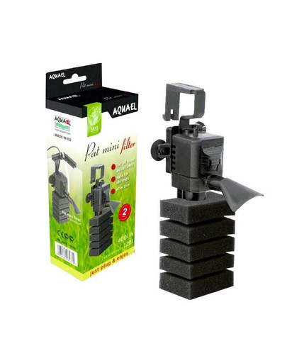 AQUAEL Filtro Pat-Mini (spugna aggiuntiva inclusa)