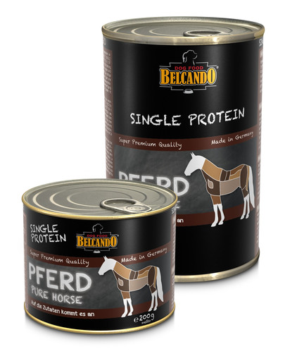 BELCANDO Single Protein Cavallo 200 g cibo umido con carne di cavallo