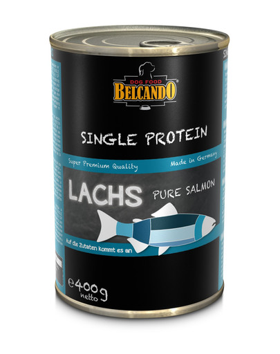 BELCANDO Single Protein Salmone 400 g di cibo umido per cani