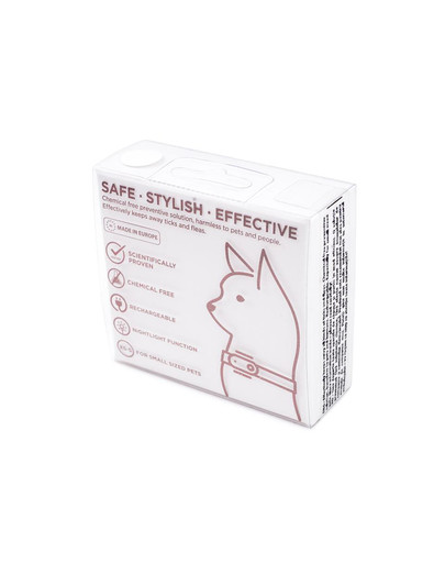 TICKLESS Mini Cat Repellente a ultrasuoni per zecche e pulci per gatti Bianco