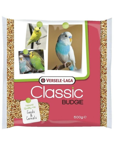 VERSELE-LAGA Budgie Classic 500 g cibo per parrocchetti dalla coda ondulata