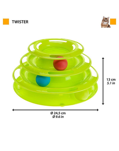 FERPLAST Twister Giocattolo per gatti