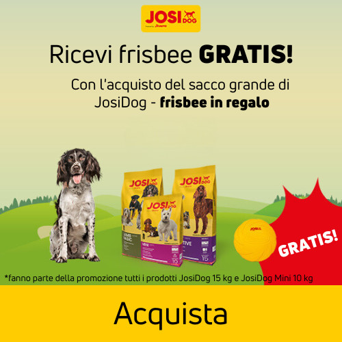 Promozione Josera Frisbee GRATIS