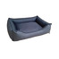 FERA Divano letto con cuscino 125 x 100 cm grigio lino