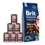 BRIT Premium By Nature Light 15kg + cibo umido con tacchino 6 x 400g