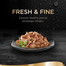 SHEBA Fresh&Fine 50x50 g Bustine di salsa di pollo, pollame e tacchino
