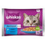 WHISKAS Adult in bustina 4x85g Alimento umido in gelatina con salmone e tonno