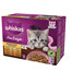 WHISKAS Pure Delight Junior Straccetti di pollame con pollo, tacchino, pollame, anatra in gelatina 12x85g