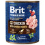 BRIT Premium by Nature chicken, hearts 800g pollo e cuori per cani