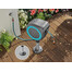 GARDENA Avvolgitubo da terrazzo RollUp S, 15 m, turchese, riavvolgimento automatico
