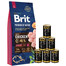 BRIT Premium By Nature Junior Large L 15kg + mokra karma z drobiem 6 x 1240g