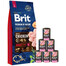 BRIT Premium By Nature Adult Large L 15 kg + mokra karma z indykiem 6x400 g