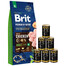 BRIT Premium By Nature Adult Extra Large XL 15 kg + cibo umido con pollame 6 x 1240g