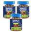 SIMPLY FROM NATURE Smart Bites Snack di cervo per cani 3 x 130g