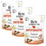 BRIT Care Dog Functional snack antiparasitic 3 x 150g snack antiparassitari al salmone
