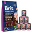 BRIT Premium By Nature Adult Small S 8 kg + cibo umido con tacchino 6x400 g