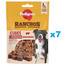 PEDIGREE Ranchos Cubes 7x70g Alimento complementare con manzo per cani adulti
