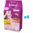 WHISKAS Junior 6x1,4kg alimento secco completo con pollo per gattini