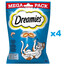 DREAMIES Mega Pack 4x180g Deliziosi bocconcini al gusto di salmone per gatti