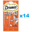 DREAMIES Meaty Sticks Deliziosi bastoncini con pollo per gatti adulti 14x30g