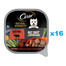 CESAR Natural Goodness in vaschetta 16x100g alimento umido completo per cani adulti con manzo, ceci, carote e mirtilli