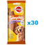 PEDIGREE Schmackos Multi Mix 30x36g snack con manzo sotto forma di strisce per cani