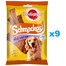 PEDIGREE Schmackos Multi Mix 9x144g snack con manzo sotto forma di strisce per cani