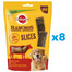 PEDIGREE Ranchos Slices 8x60g Snack per cani con manzo