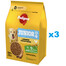 PEDIGREE Junior 3x2,6kg alimento completo con pollame e verdure per la crescita di cani di taglia grande e media