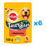 PEDIGREE Tasty Bites Chewy Slices snack con manzo per cani 6x155g