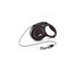 FLEXI Guinzaglio automatico New Classic XS Corda 3 m Nero