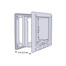 TRIXIE Porta per gatti 'freecat de luxe elettromagnetico bianco