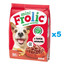 FROLIC Mini Naturally Irresistible 5x800 g cibo semi-umido per cani di piccola taglia con carne di manzo fresca