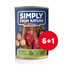 SIMPLY FROM NATURE Mokra karma dla psa Kozina z ziemniakami 6 x 400 g + 1 GRATIS