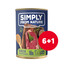 SIMPLY FROM NATURE Mokra karma dla psa Jeleń z kaszą gryczaną 6 x 400 g + 1 GRATIS