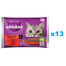 WHISKAS Adult saszetka 52x85g Klasyczne Posiłki mokra karma dla dorosłych kotów w sosie z: wołowiną, kurczakiem