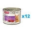 ANIMONDA Carny Adult zestaw wołowina i jagnięcina 12 x 200 g
