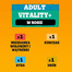 PEDIGREE Adult Vitality+ z warzywami saszetki 4x85 g mokra karma pełnoporcjowa dla dorosłych psów z wołowiną i wątróbką, marchewką i groszkiem, z kurczakiem i ziemniakami, z rybą i marchewką, z drobiem, marchewką i groszkiem w sosie
