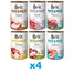BRIT Pate&Meat Mix smaków 24 x 400g paté per cani