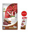 FARMINA N&D Quinoa Dog Skin & Coat Adult Mini cervo, cocco 2,5 kg + FARMINA N&D Quinoa Dental Treat Skin Coat Venison Mini 60 g GRATIS!