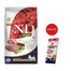 FARMINA N&D Quinoa Dog Adult Mini Weight Management 2,5 kg + FARMINA N&D Quinoa Dental Treat Weight Management Mini 60 g (7 pezzi) GRATIS!