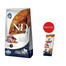 FARMINA N&D Brown Dog Adult Medium & Maxi Agnello, Spirulina, Carota 7 kg + FARMINA N&D Brown Dental Treat Coat Agnello Medium/Maxi 100 g (7 pezzi) GRATIS!