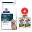 HILL'S Prescription Diet w/d Diabetes Care Pollo 10kg per cani adulti con tendenza al sovrappeso / dopo la sterilizzazione + 3 scatolette da 370 g di cibo per cani GRATIS